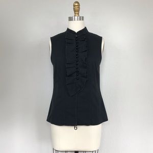 Carolina Herrera sleeveless button down shirt